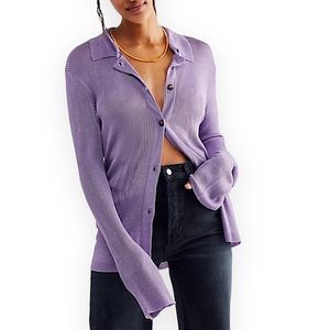 Free People H20 Polo Cardi Cardigan